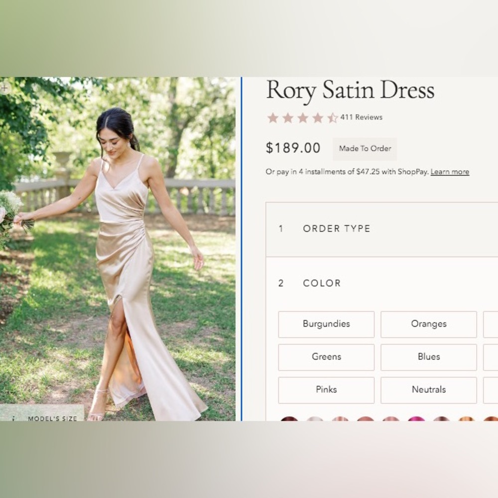 Revelry Rory Satin Dress Black